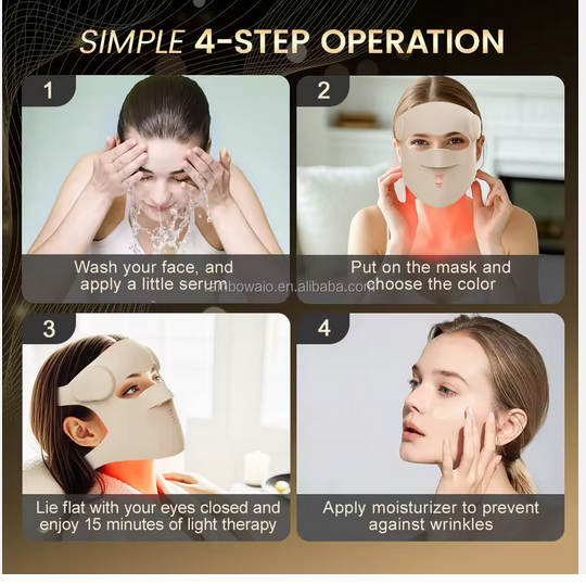 ScandicGlow Premium LED Light Therapy Maske